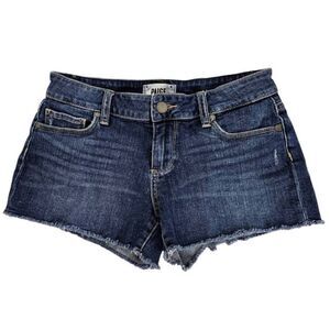 Paige Bobby Short Denim Cutoffs size 25
